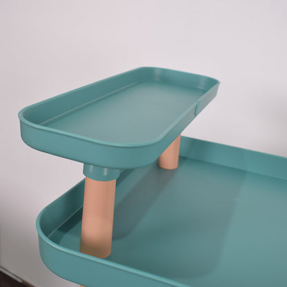 Carucior multifunctional, 3 niveluri, Naimeed D5285, Turcoaz, 50x36x86cm