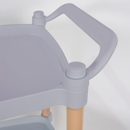 Raft multifunctional, 4 niveluri, Naimeed D5286, Gri, 48x32x108cm