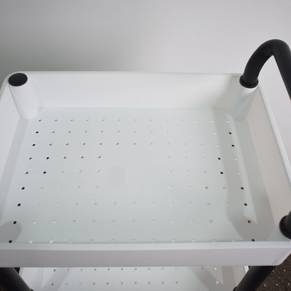 Raft multifunctional, 3 niveluri, Naimeed D5288, Alb/Negru, 46x33x84cm