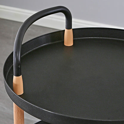 Raft multifunctional, 3 niveluri, Naimeed D5290, Negru, 47x47x90cm