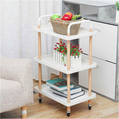 Raft multifunctional, 3 niveluri, Naimeed D5291, Alb, 53x35x87cm
