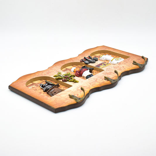 Cuier decorativ D53, 34x19 cm, m2