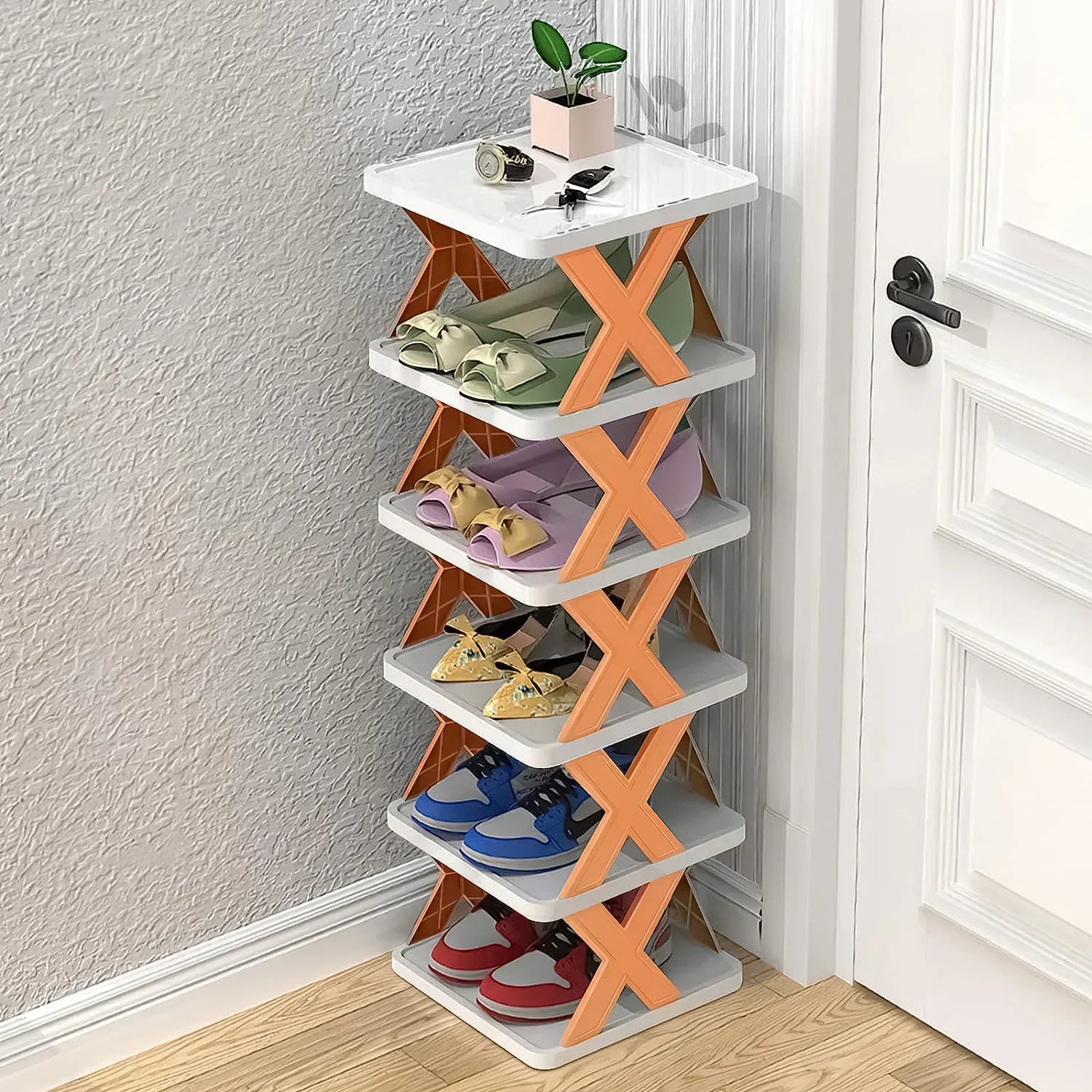 Pantofar modular, Naimeed D5311, modern, ABS, portocaliu - 221.ro