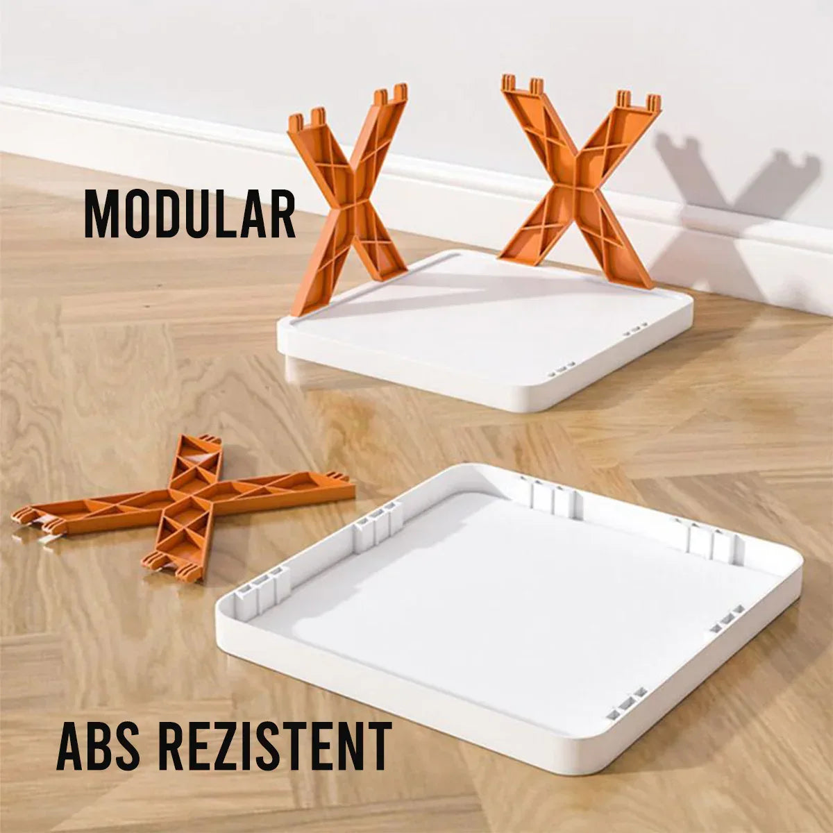 Pantofar modular, Naimeed D5311, modern, ABS, portocaliu - 221.ro