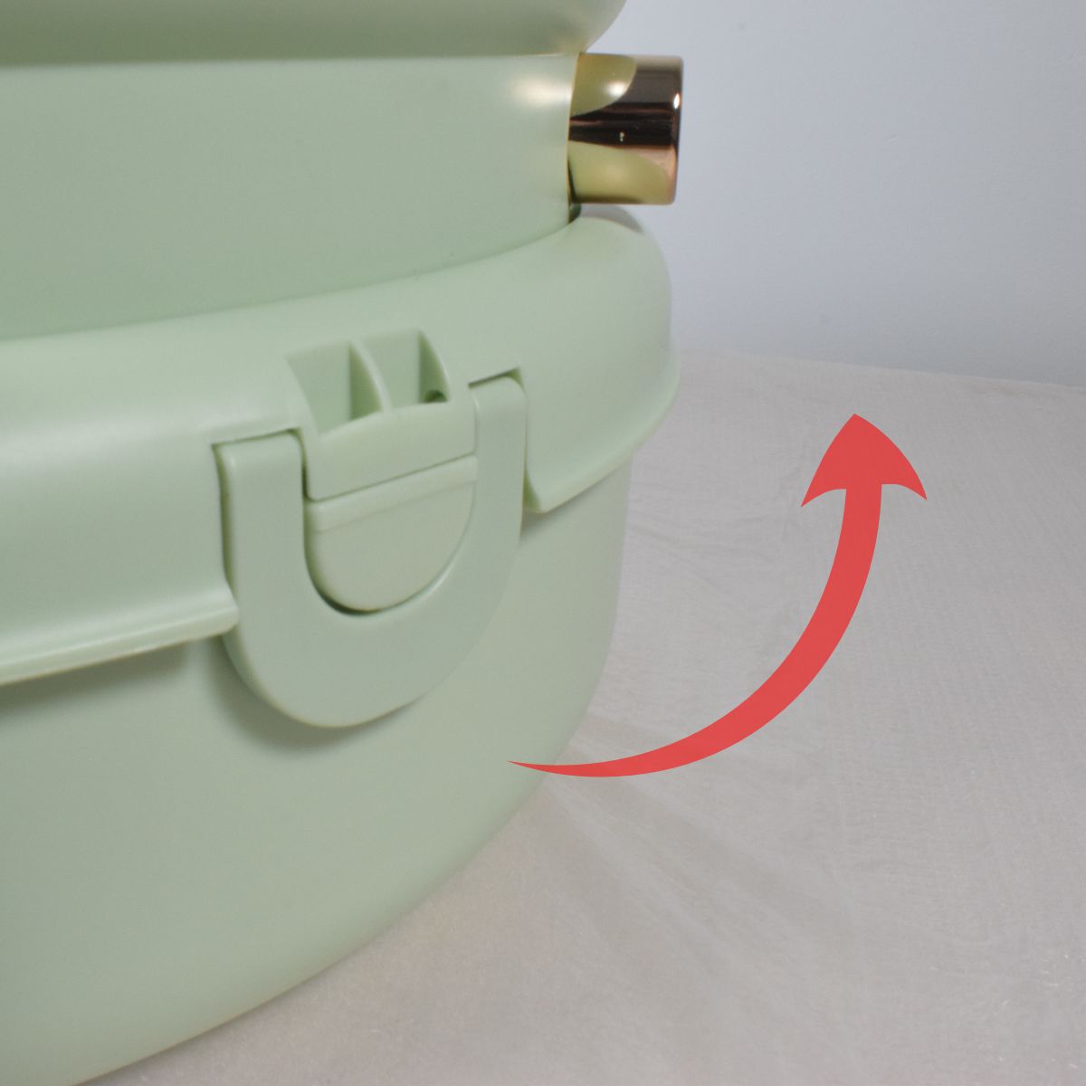 Recipient pentru orez, Naimeed D5315, cu 6 compartimente, 29x29x25cm, Verde Deschis