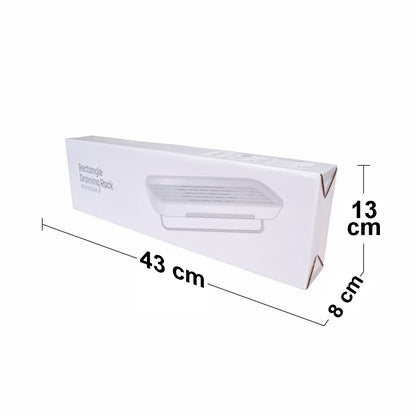 Etajera baie, multifunctionala, Naimeed D5324, 12x42x7cm Alb