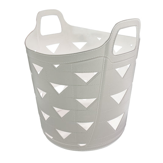 Cos de rufe, material flexibil, Naimeed D5327, 35L, Alb