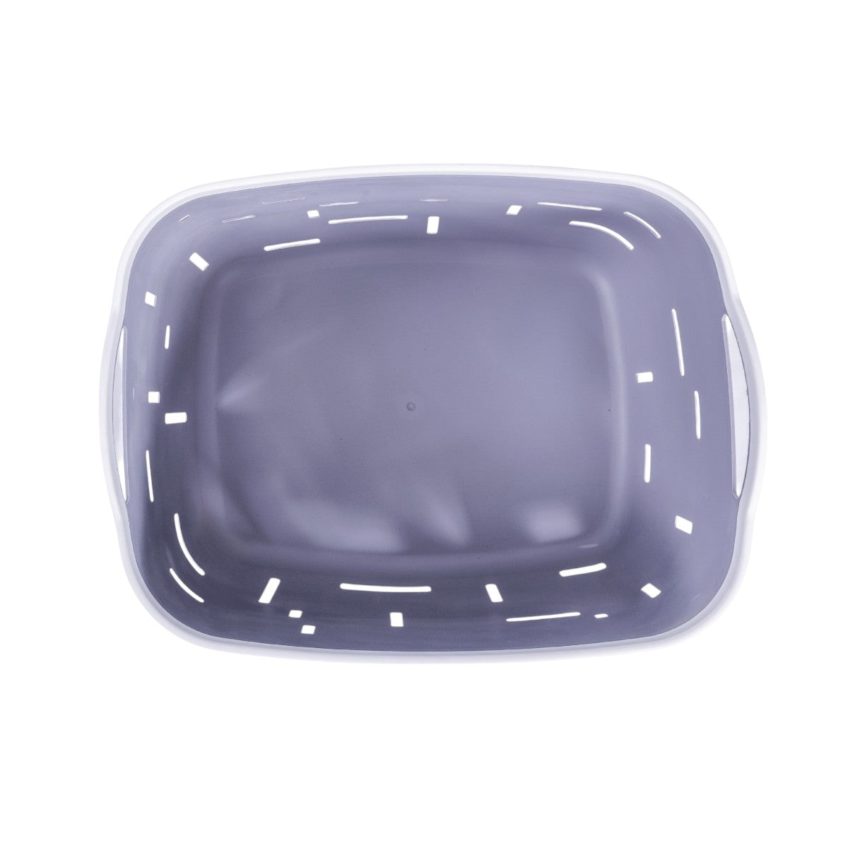 Set 3 cosuri depozitare, Naimeed D5341, D5342, D5343, plastic, 34x27x20 cm, 30x23x16 cm, 26x19x14 cm, Gri
