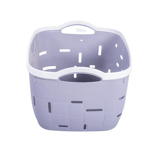 Set 3 cosuri depozitare, Naimeed D5341, D5342, D5343, plastic, 34x27x20 cm, 30x23x16 cm, 26x19x14 cm, Gri