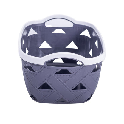 Cos depozitare, Naimeed D5343, plastic, 26x19x14 cm, Gri inchis
