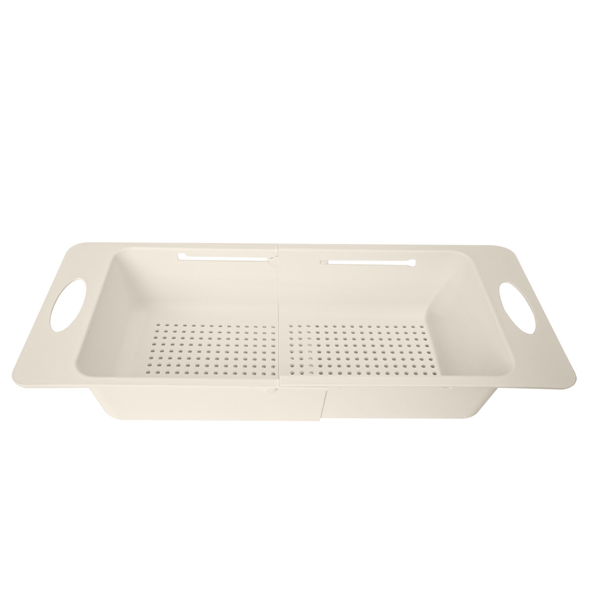 Strecuratoare extensibila pentru chiuveta, Naimeed D5347, bol detasabil, Crem, 38x20x9cm