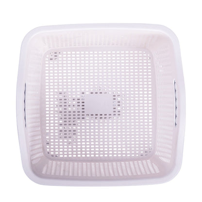 Set strecuratoare cu bol detasabil, Naimeed D5349, plastic, 27x26X13cm, Alb