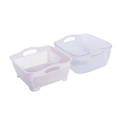 Set strecuratoare cu bol detasabil, Naimeed D5349, plastic, 27x26X13cm, Alb
