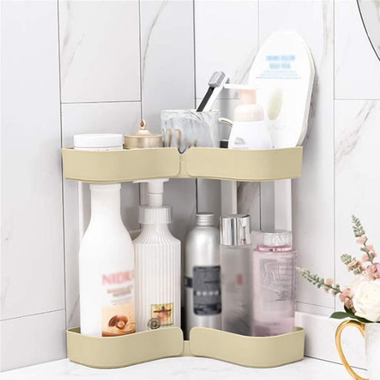 Raft multifunctional, 2 niveluri, Naimeed D5368, Crem, 25x25x32cm