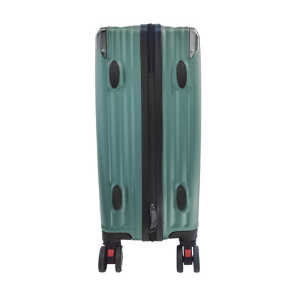 Troler voiaj, Naimeed D5388L, 4 roti duble 360 grade, ABS, inchidere cifru, Verde, 50x31x79cm
