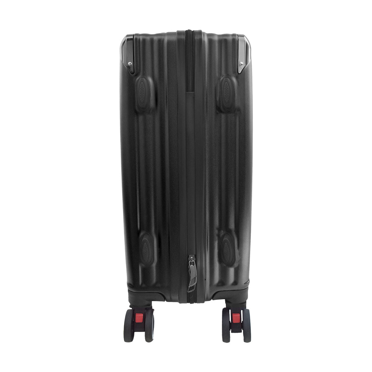 Troler voiaj, Naimeed D5391L, 4 roti duble 360 grade, ABS, inchidere cifru, Negru, 50x31x79cm