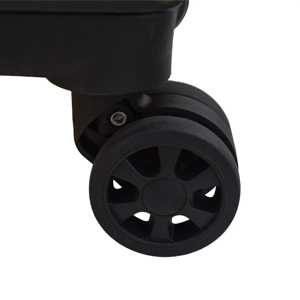 Troler, cabina avion, Naimeed D5396S, Premium Voyage, 4 roti duble 360 grade, ABS, inchidere cifru, Negru, 34x23x55cm - 221.ro