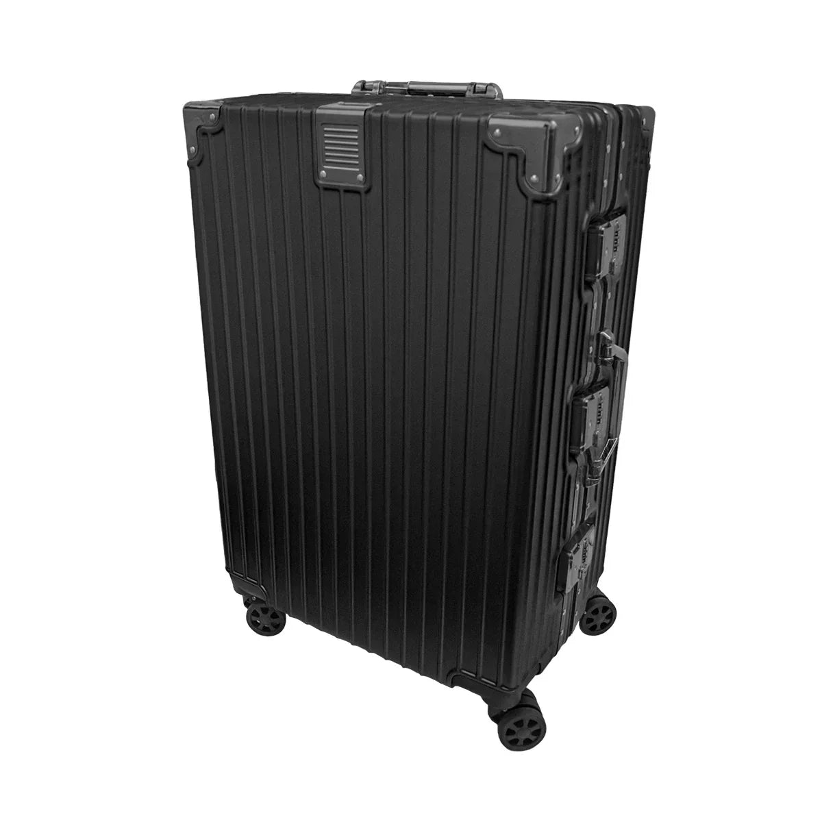 Troler, bagaj de cala, Naimeed D5397L, Premium Voyage, 4 roti duble 360 grade, ABS, inchidere cifru, Negru, 50x33x77cm - 221.ro