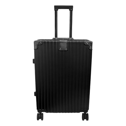 Troler, bagaj de cala, Naimeed D5397M, Premium Voyage, 4 roti duble 360 grade, ABS, inchidere cifru, Negru, 42x28x68cm