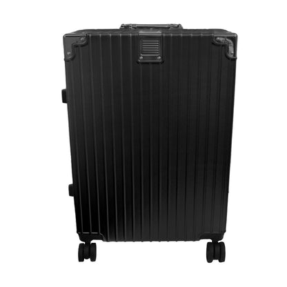 Troler, bagaj de cala, Naimeed D5397M, Premium Voyage, 4 roti duble 360 grade, ABS, inchidere cifru, Negru, 42x28x68cm