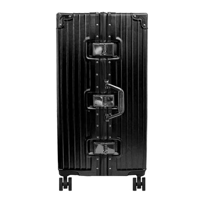 Troler, bagaj de cala, Naimeed D5397L, Premium Voyage, 4 roti duble 360 grade, ABS, inchidere cifru, Negru, 50x33x77cm - 221.ro