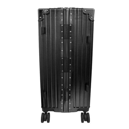 Troler, bagaj de cala, Naimeed D5397L, Premium Voyage, 4 roti duble 360 grade, ABS, inchidere cifru, Negru, 50x33x77cm - 221.ro