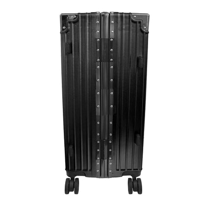 Troler, bagaj de cala, Naimeed D5397M, Premium Voyage, 4 roti duble 360 grade, ABS, inchidere cifru, Negru, 42x28x68cm