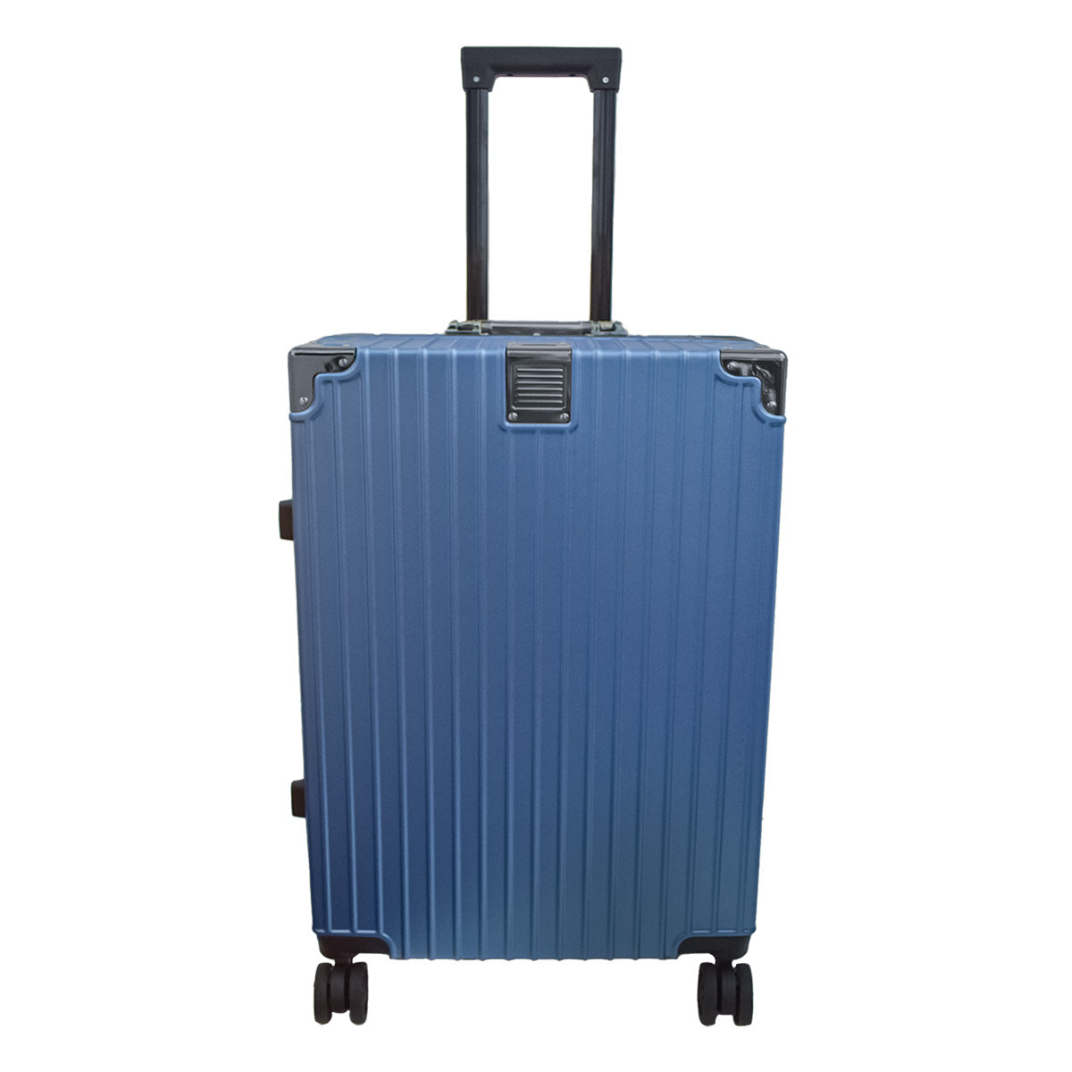Troler, bagaj de cala, Naimeed D5398L, Premium Voyage, 4 roti duble 360 grade, ABS, inchidere cifru, Albastru, 50x33x77cm