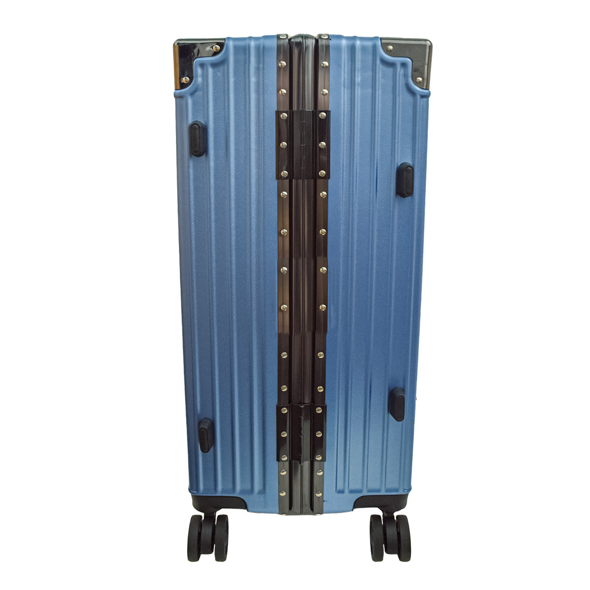 Troler, bagaj de cala, Naimeed D5398M, Premium Voyage, 4 roti duble 360 grade, ABS, inchidere cifru, Albastru, 42x28x68cm