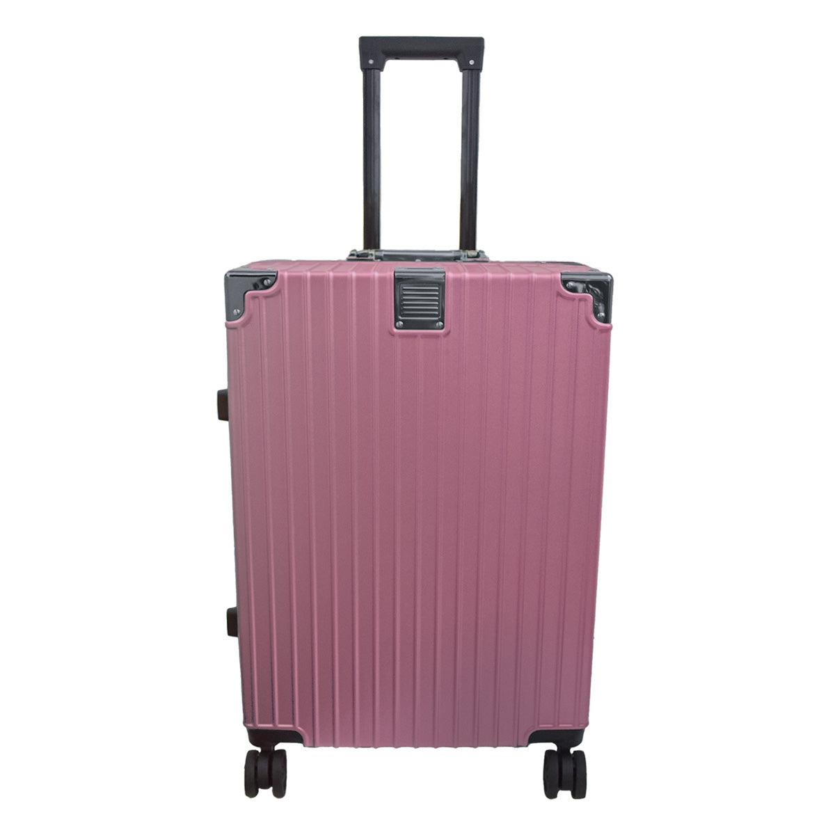 Troler, bagaj de cala, Naimeed D5399M, Premium Voyage, 4 roti duble 360 grade, ABS, inchidere cifru, Roz, 42x28x68cm