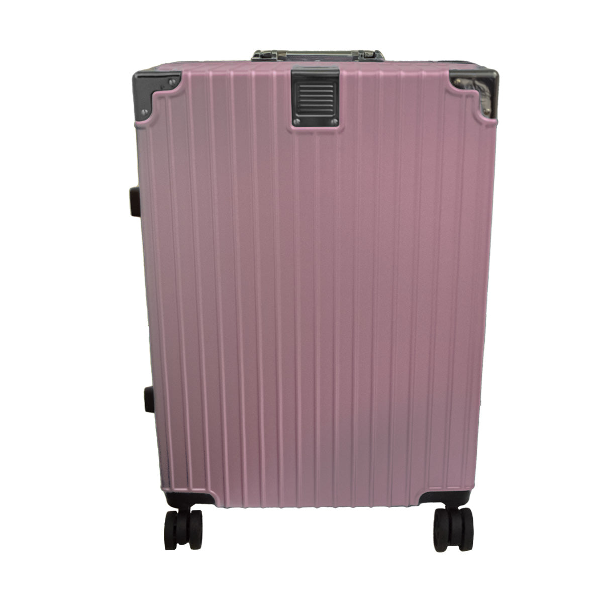 Troler, bagaj de cala, Naimeed D5399M, Premium Voyage, 4 roti duble 360 grade, ABS, inchidere cifru, Roz, 42x28x68cm