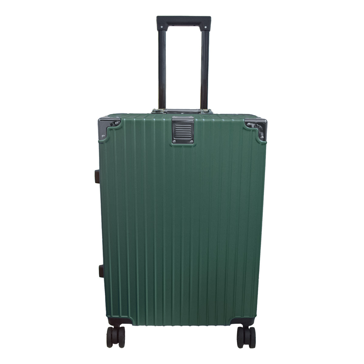 Troler, bagaj de cala, Naimeed D5401M, Premium Voyage, 4 roti duble 360 grade, ABS, inchidere cifru, Verde, 42x28x68cm