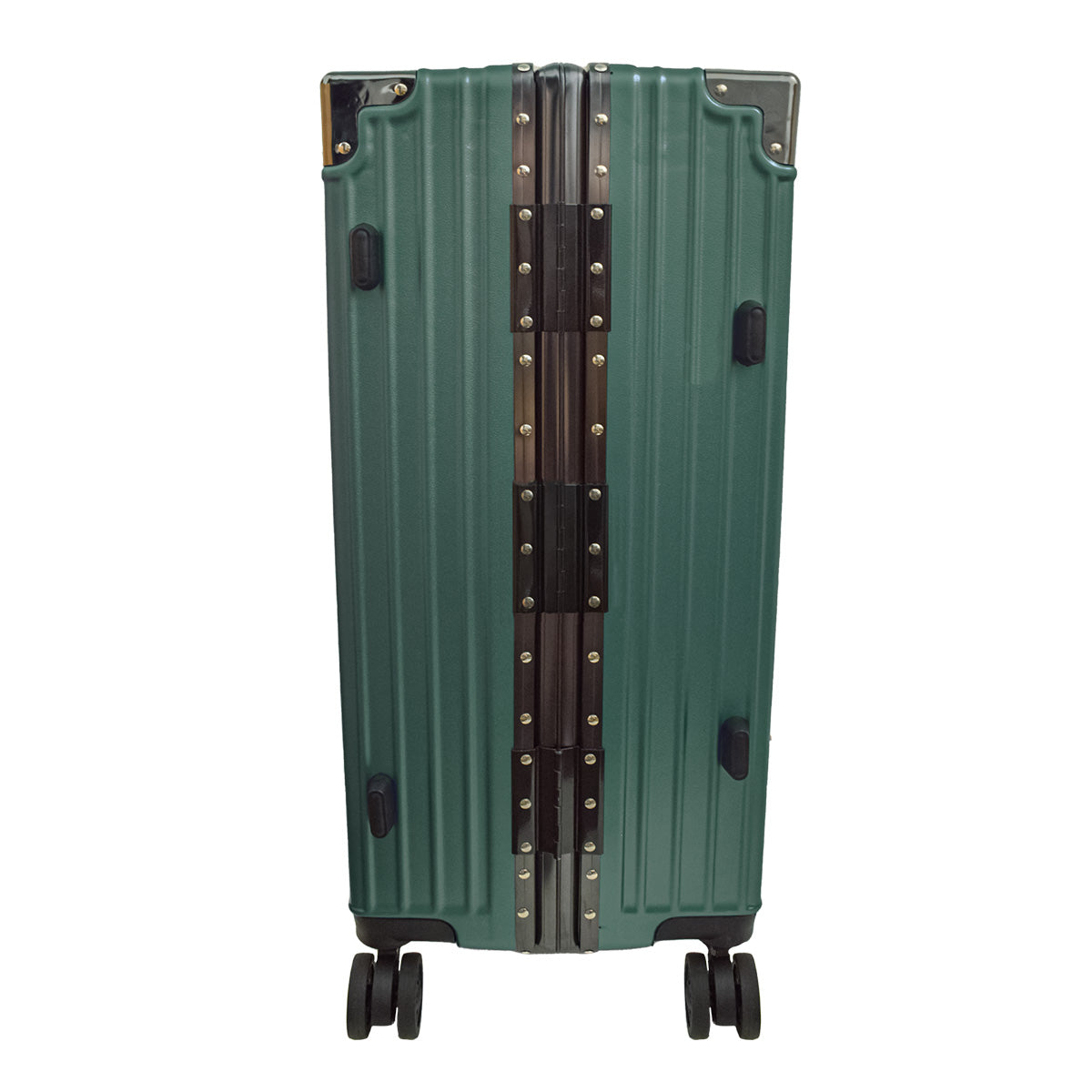 Troler, bagaj de cala, Naimeed D5401L, Premium Voyage, 4 roti duble 360 grade, ABS, inchidere cifru, Verde, 50x33x77cm