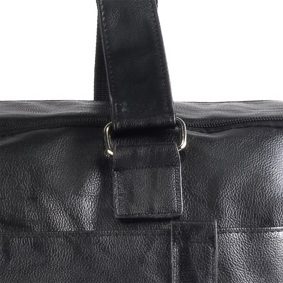 Geanta voiaj, pentru avion, piele ecologica, Naimeed D5405, Companion, Negru, 50x18x28cm