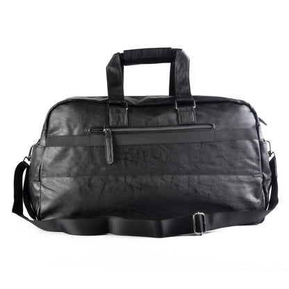 Geanta voiaj, pentru avion, piele ecologica, Naimeed D5405, Companion, Negru, 50x18x28cm