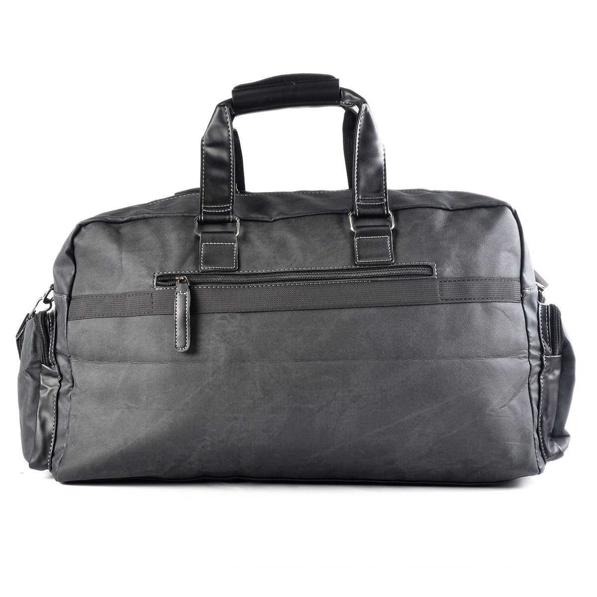 Geanta voiaj, pentru avion, piele ecologica, Naimeed D5407, Companion, Gri, 48x17x27cm