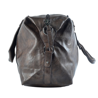 Geanta voiaj, pentru avion, piele ecologica, Naimeed D5413, Companion, Maro inchis, 50x16x30cm