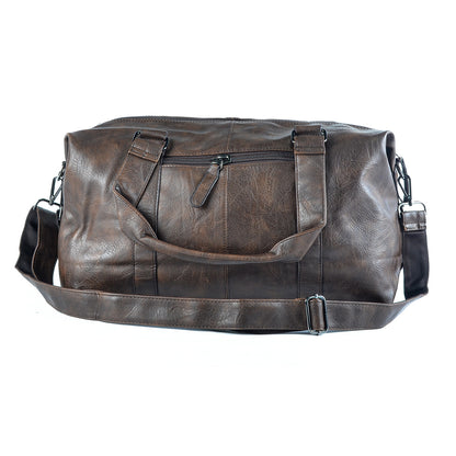 Geanta voiaj, pentru avion, piele ecologica, Naimeed D5413, Companion, Maro inchis, 50x16x30cm