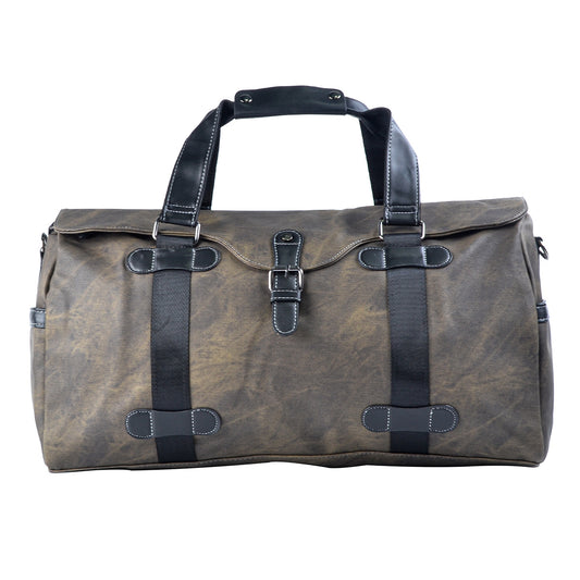 Geanta voiaj, pentru avion, piele ecologica, Naimeed D5414, Companion, Verde militar, 50x20x30cm