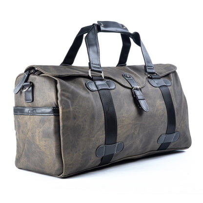 Geanta voiaj, pentru avion, piele ecologica, Naimeed D5414, Companion, Verde militar, 50x20x30cm