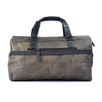 Geanta voiaj, pentru avion, piele ecologica, Naimeed D5414, Companion, Verde militar, 50x20x30cm