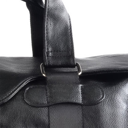 Geanta voiaj, pentru avion, piele ecologica, Naimeed D5415, Companion, Negru, 48x20x23cm