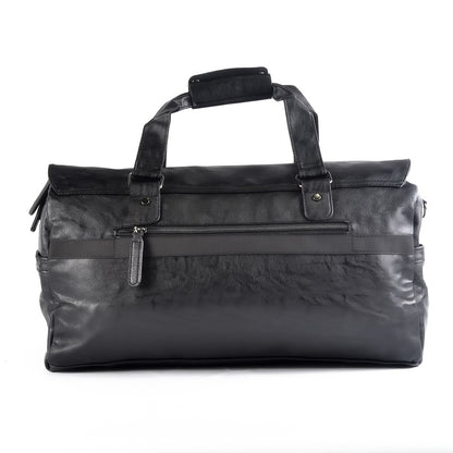 Geanta voiaj, pentru avion, piele ecologica, Naimeed D5415, Companion, Negru, 48x20x23cm