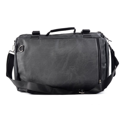 Geanta voiaj, pentru avion, piele ecologica, Naimeed D5420, Companion, Negru, 45x15x30cm
