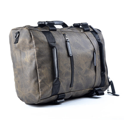 Geanta voiaj, pentru avion, piele ecologica, Naimeed D5421, Companion, Verde militar, 45x15x30cm
