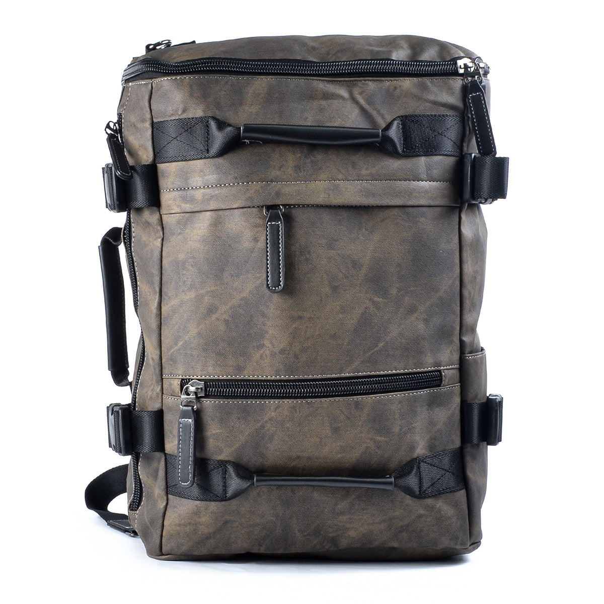 Geanta voiaj, pentru avion, piele ecologica, Naimeed D5421, Companion, Verde militar, 45x15x30cm