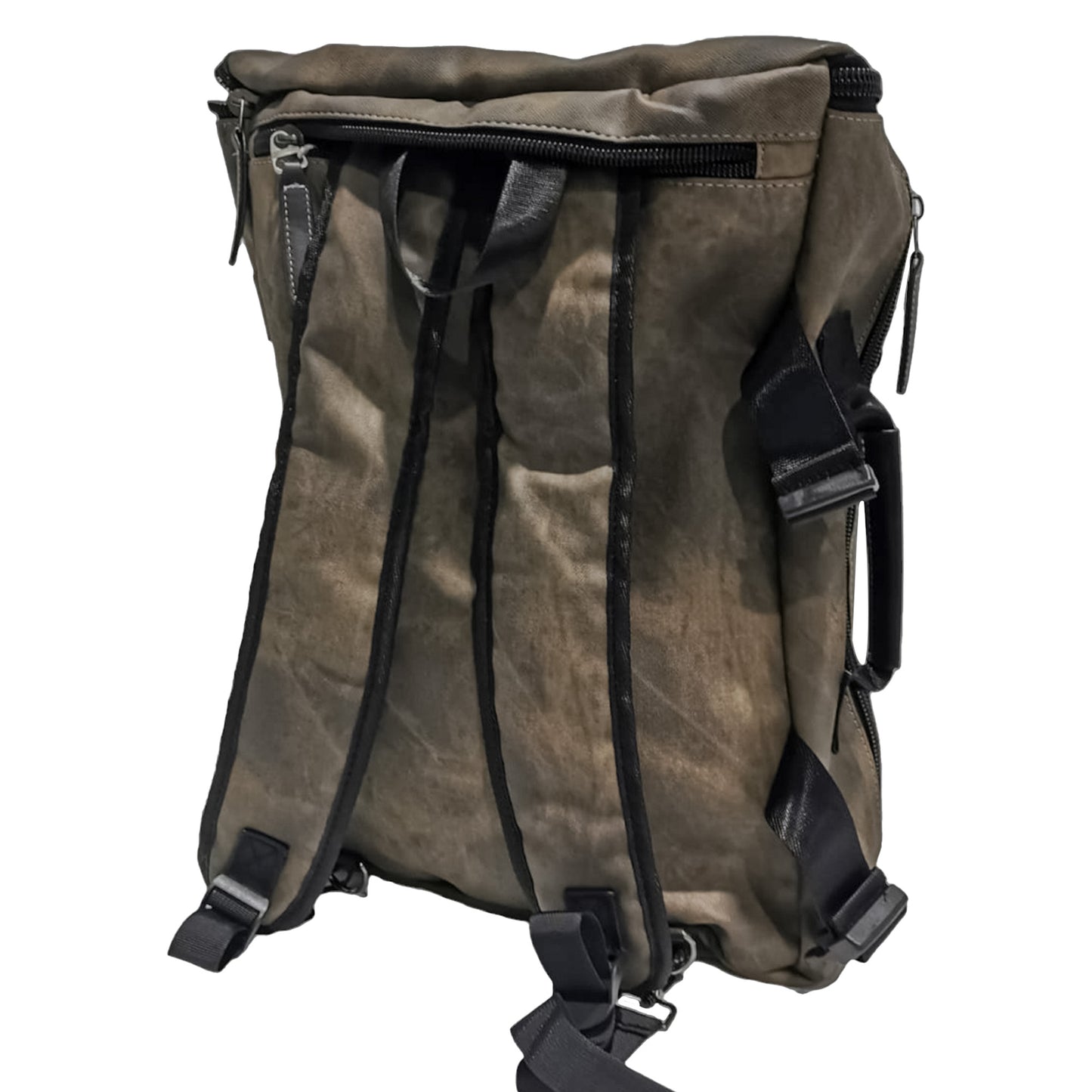 Geanta voiaj, pentru avion, piele ecologica, Naimeed D5421, Companion, Verde militar, 45x15x30cm
