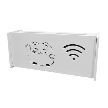 Raft suport Router Wireless, pentru mascare fire si echipament WIFI, D5540, 40*20*9.5cm
