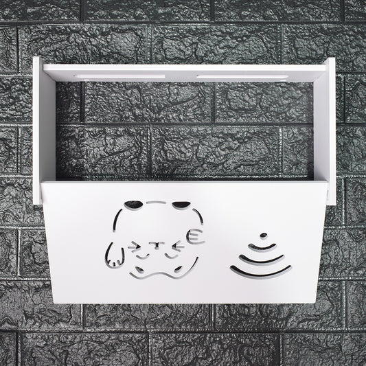 Raft suport Router Wireless, pentru mascare fire si echipament WIFI, D5540, 40*20*9.5cm