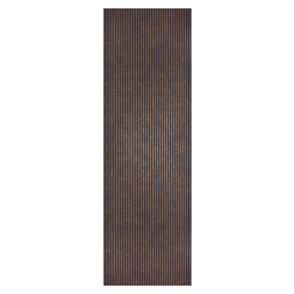 Set 5 panouri decorative, riflaj, polimer rigid, Naimeed D5460, 270x30x0.5cm, Maro